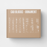 Ornament CAD Blocks (40+ Rosettes, Friezes and Carved Panels)