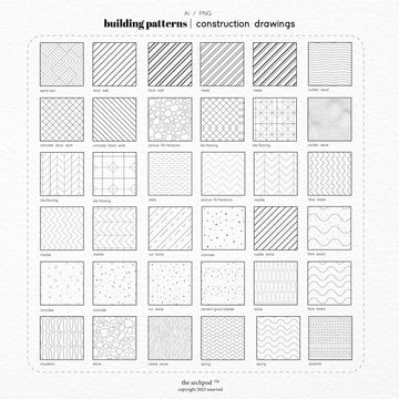 Illustrator Patterns: Building Materials
