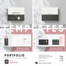 Architectural & Interior Design Portfolio Template 4 — editable template for architects