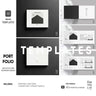 Architectural & Interior Design Portfolio Template 9 — editable template for architects