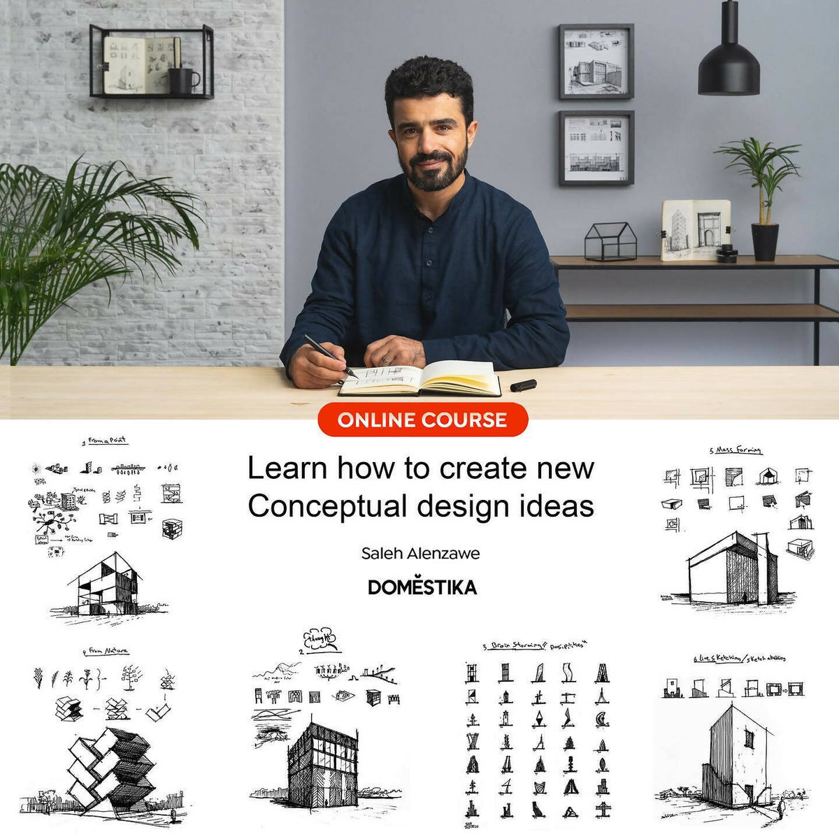 Architectural Sketching: Thinking with Pen and Paper — video course for architects