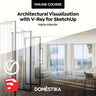 Architectural Visualization with V-Ray for SketchUp — video course for architects, preview 1 of 2