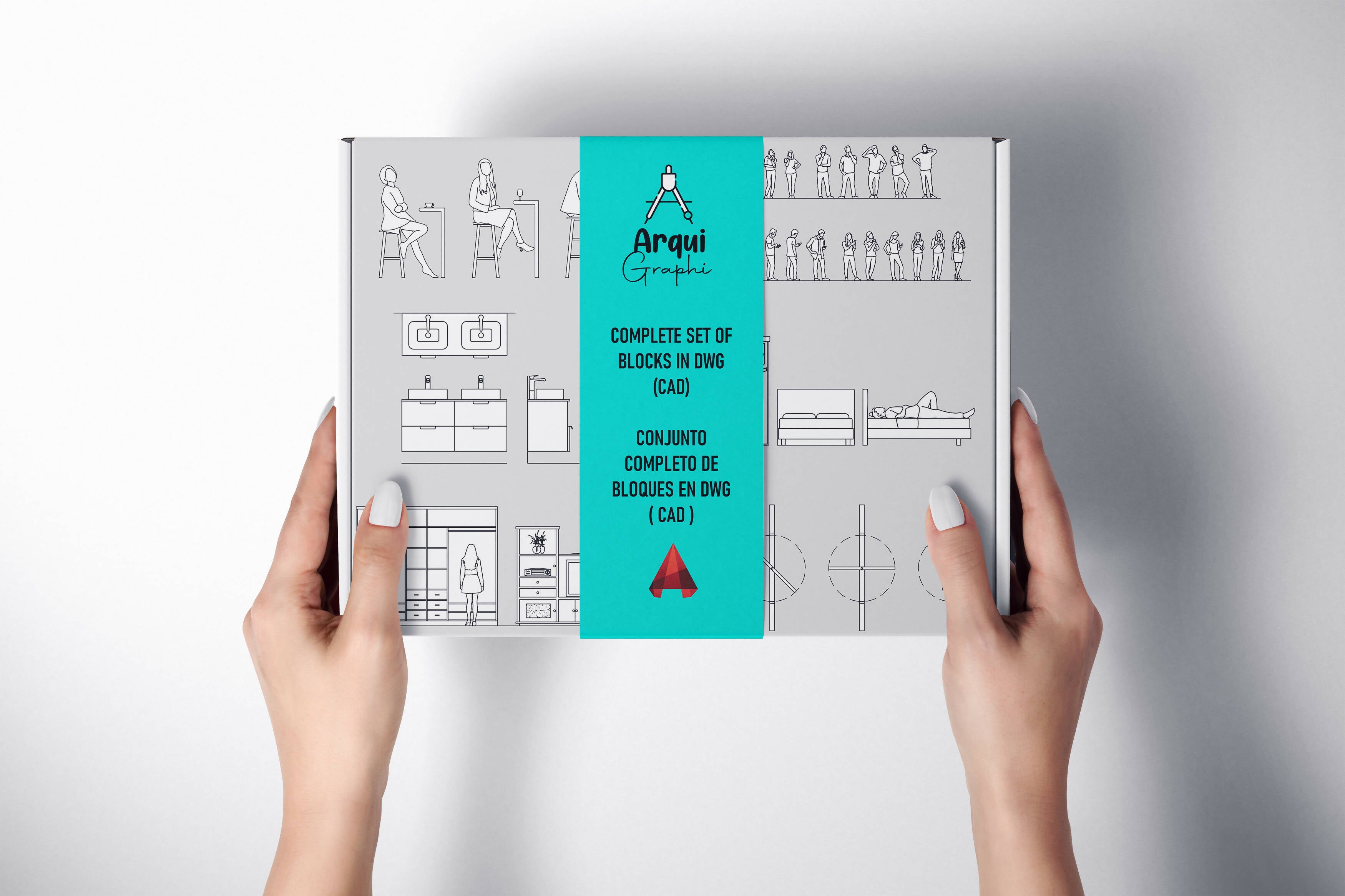 AutoCAD - Complete Set Of Blocks In CAD 2 (DWG) — CAD block set for architectural drawings, preview 2 of 6