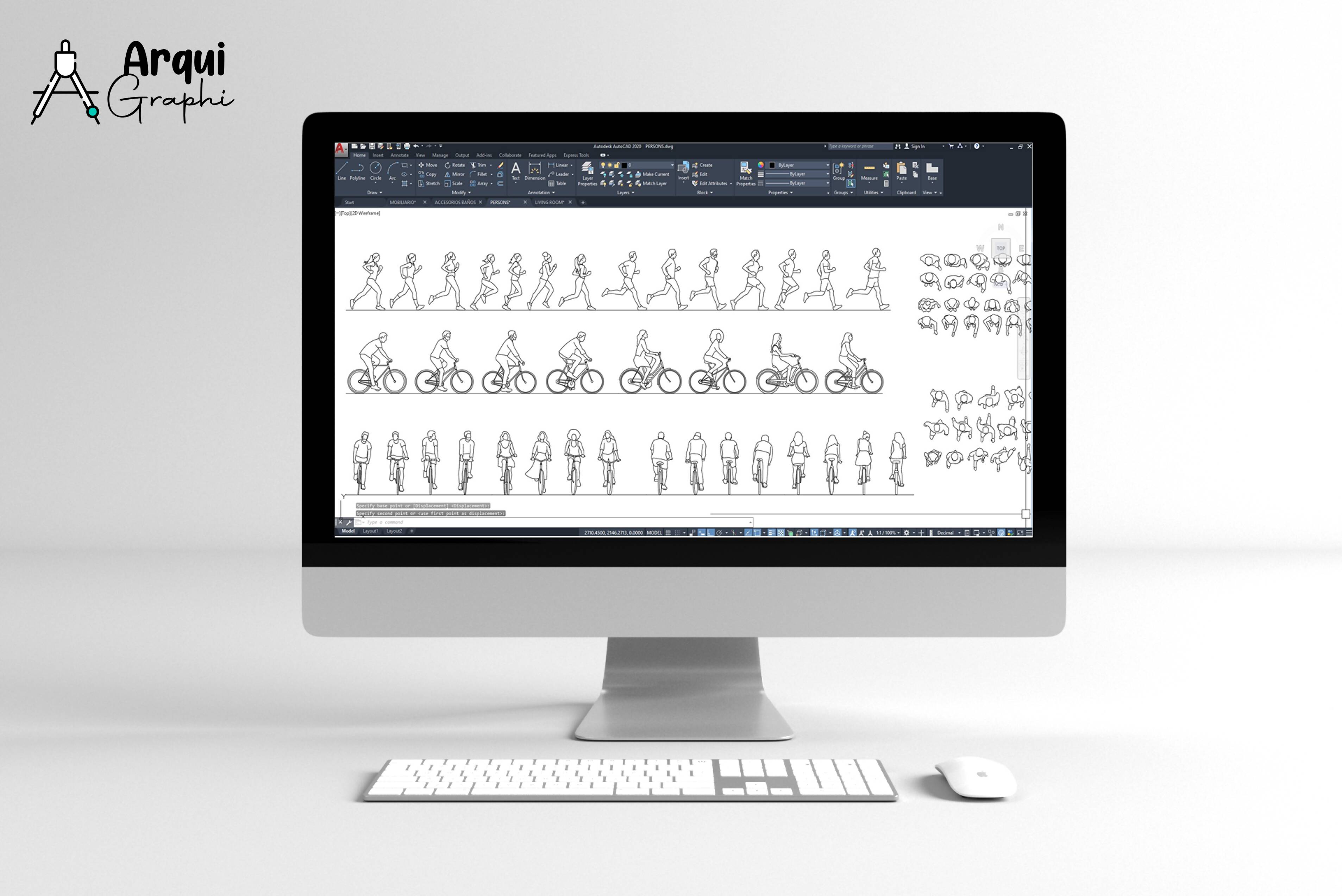 AutoCAD - Complete Set Of Blocks In CAD 2 (DWG) — CAD block set for architectural drawings, preview 4 of 6