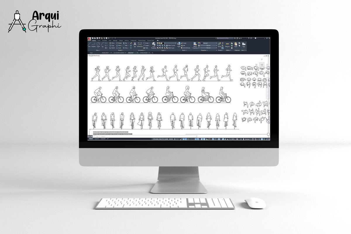 AutoCAD - Complete Set Of Blocks In CAD 2 (DWG) — CAD block set for architectural drawings, preview 4 of 6