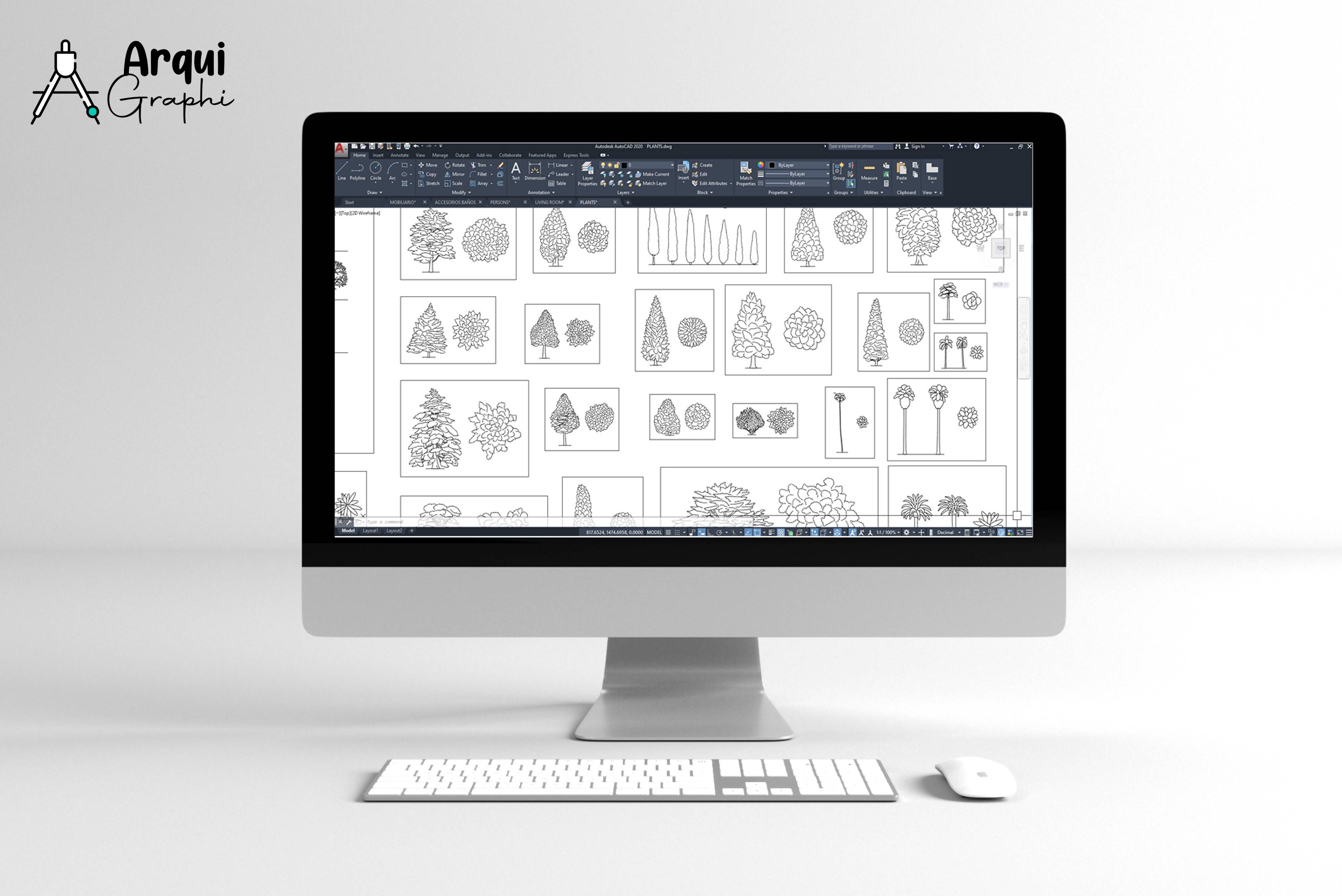 AutoCAD - Complete Set Of Blocks In CAD 2 (DWG) — CAD block set for architectural drawings, preview 5 of 6