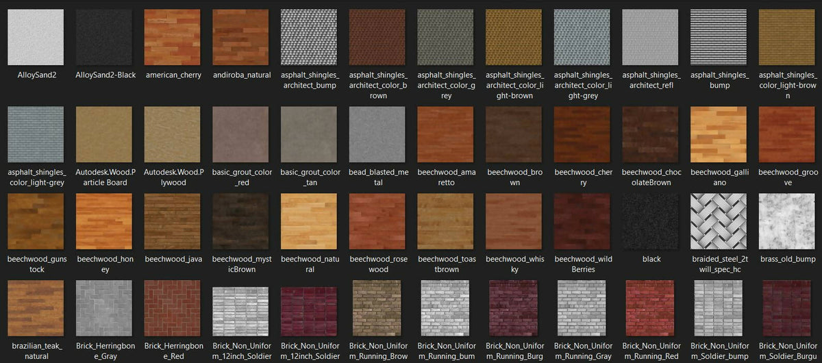 Architect Matte Texture Example 900+ Architectural Textures Pack Vol.1 | Representation & visualizatio ...