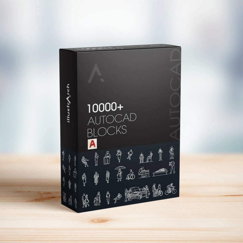 AutoCAD Blocks Box — CAD block set for architectural drawings