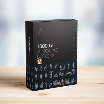 AutoCAD Blocks Box: Furniture, People, Landscape and Detail Blocks