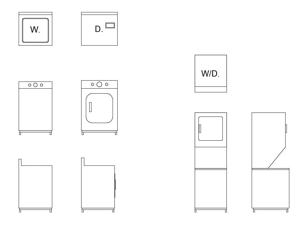 Autocad Blocks Collection | Interior Design & Architecture Package — CAD block set for architectural drawings, preview 6 of 8