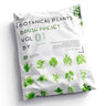 Botanical Plant Brush Preset — brush set for architectural drawings