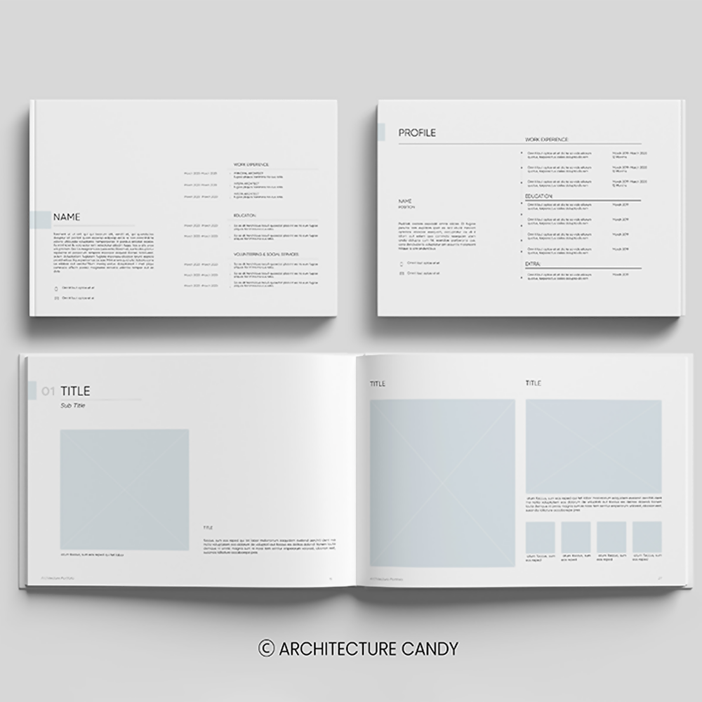A3 Landscape - Portfolio Template – Learn Architecture Online