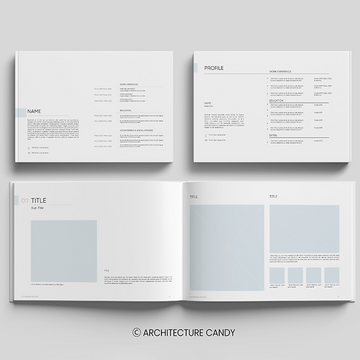 A3 Landscape Architecture Portfolio Template for InDesign (28 Pages)