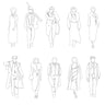 CAD 1920s Gangsters — CAD block set for architectural drawings, preview 1 of 5