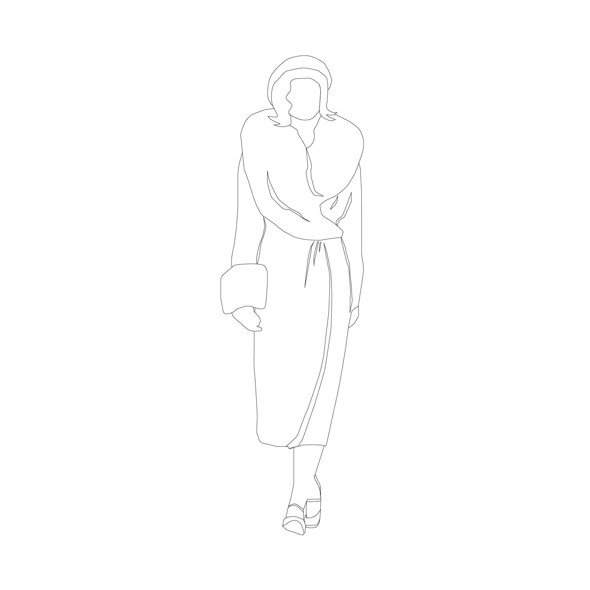 CAD 1920s Gangsters — CAD block set for architectural drawings, preview 2 of 5