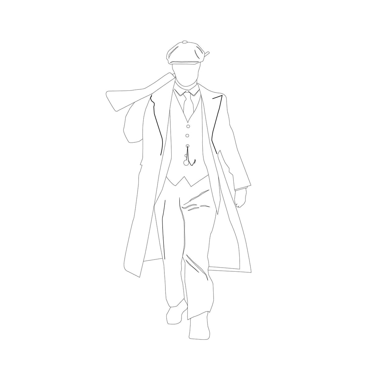 CAD 1920s Gangsters — CAD block set for architectural drawings, preview 3 of 5