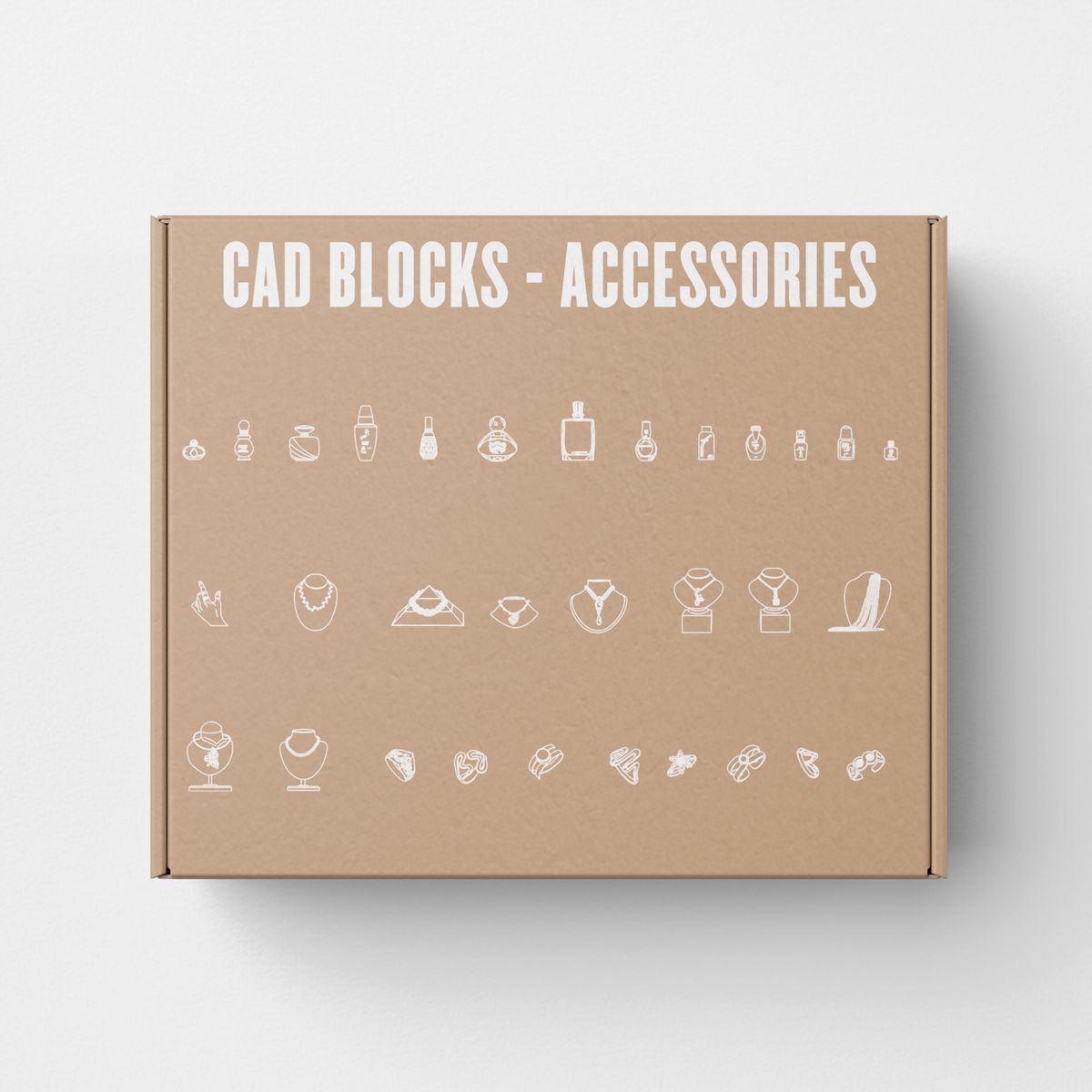 CAD Block Accessories — CAD block set for architectural drawings, preview 1 of 2
