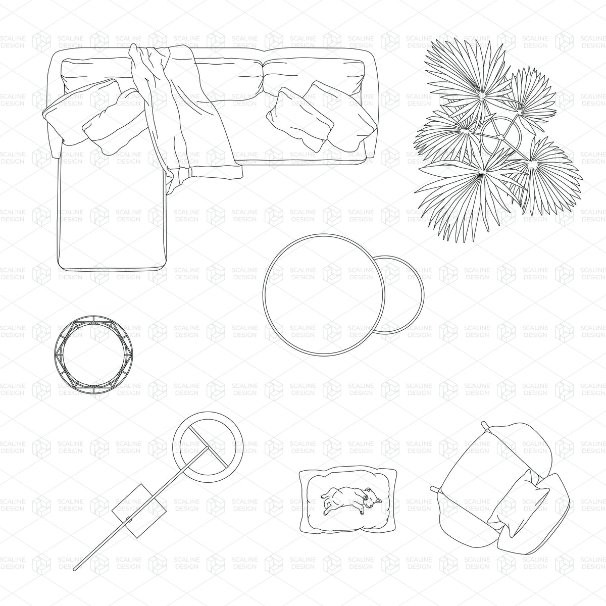 CAD Living Room and Decoration, preview 3 of 4