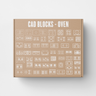 CAD Block Oven — CAD block set for architectural drawings, preview 1 of 2
