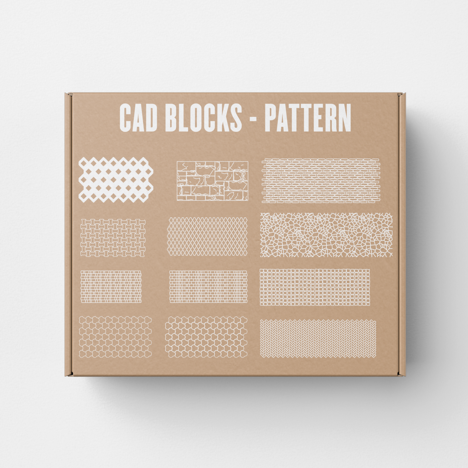CAD Block Patterns — CAD block set for architectural drawings, preview 1 of 2