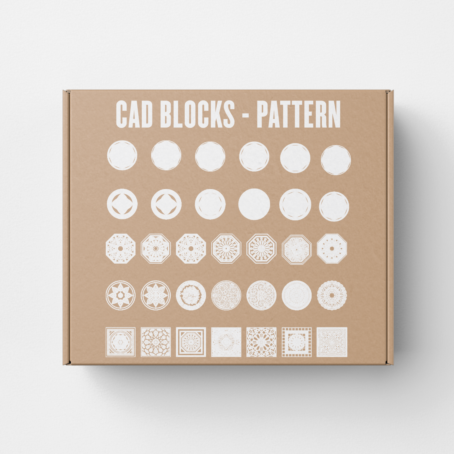 CAD Block Patterns — CAD block set for architectural drawings, preview 1 of 2