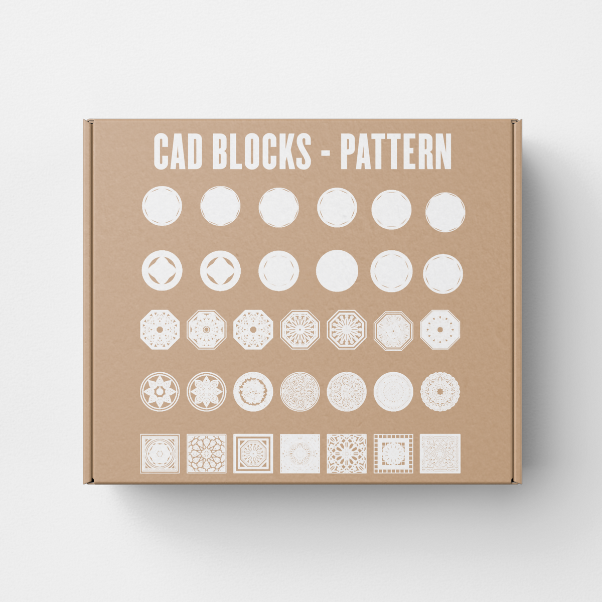 CAD Block Patterns — CAD block set for architectural drawings, preview 1 of 2