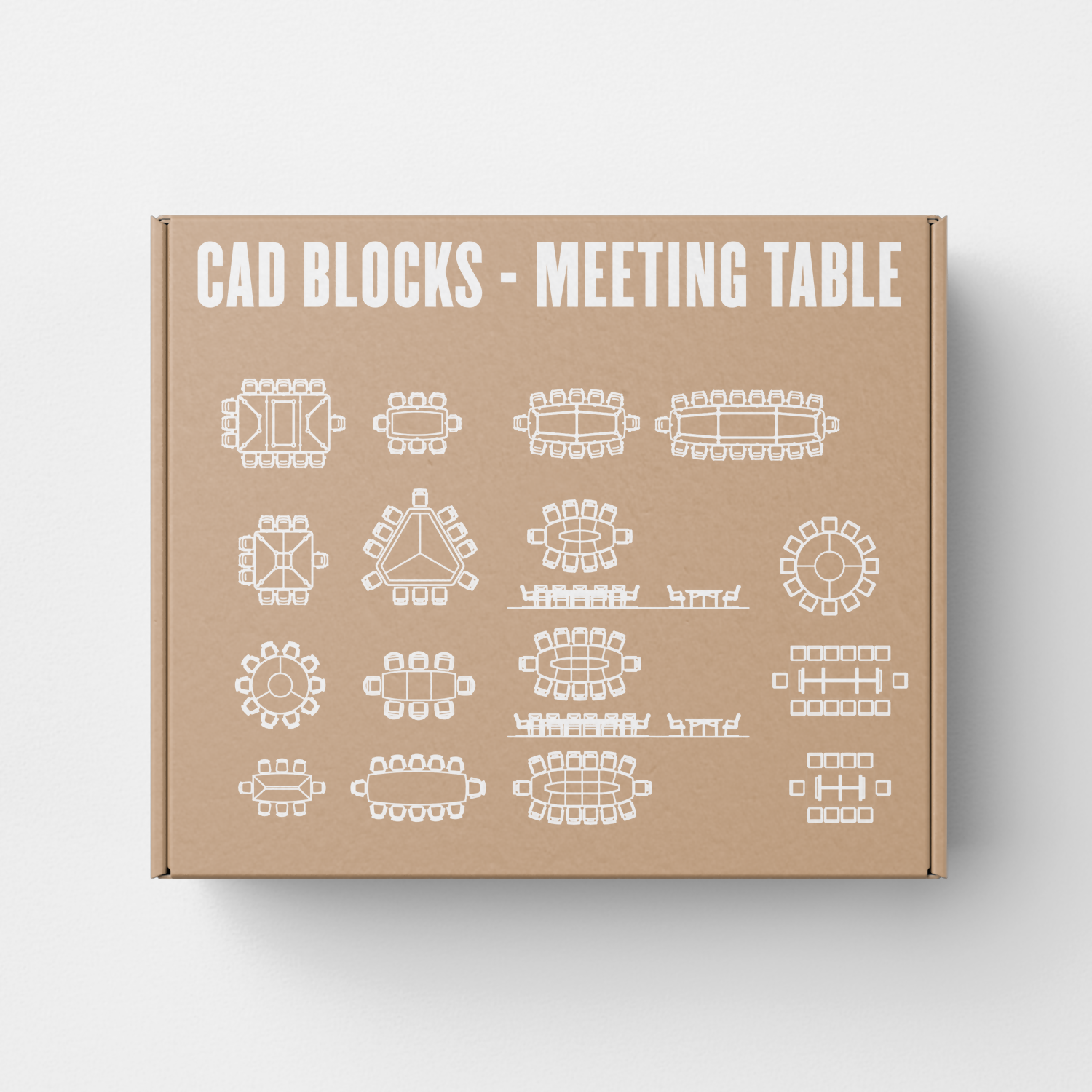CAD Block Tables — CAD block set for architectural drawings, preview 1 of 2