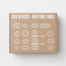 CAD Block Tables — CAD block set for architectural drawings, preview 1 of 2