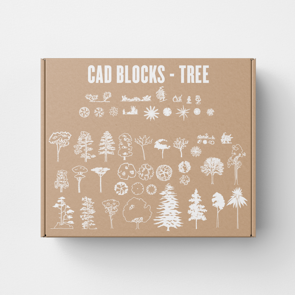 CAD Block Tree — CAD block set for architectural drawings, preview 1 of 2