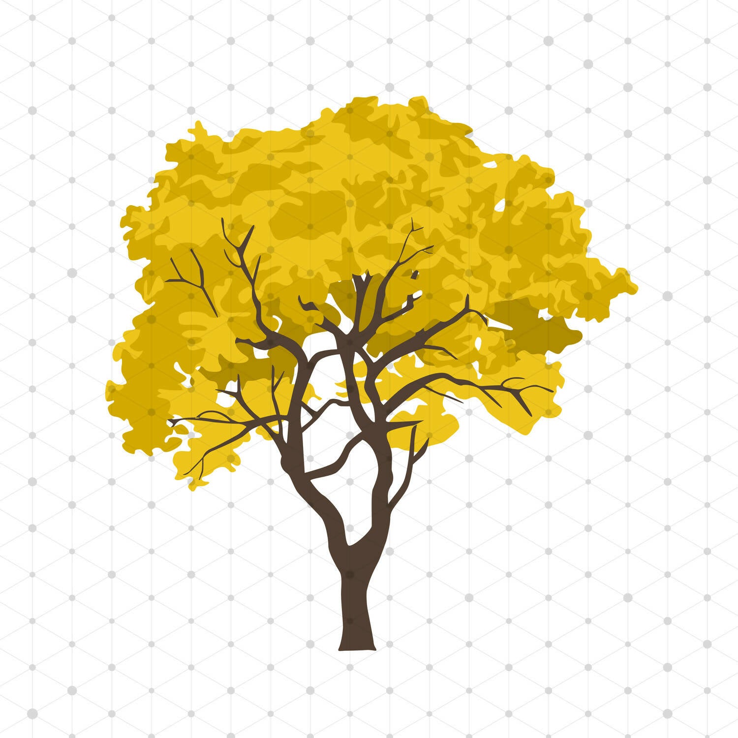 Common Trees Pack (20 Figures) — cutout pack for architectural visualisation, preview 3 of 5