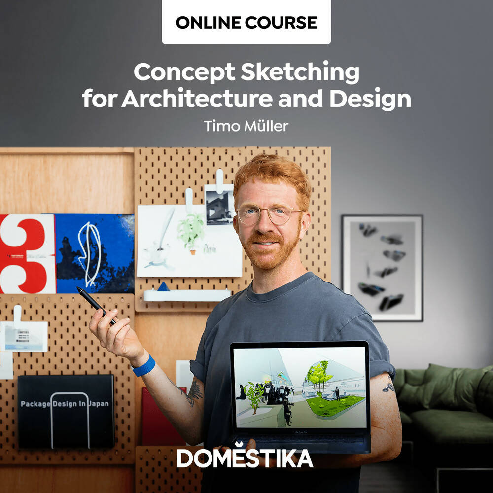 Concept Sketching for Architecture and Design — video course for architects, preview 2 of 2