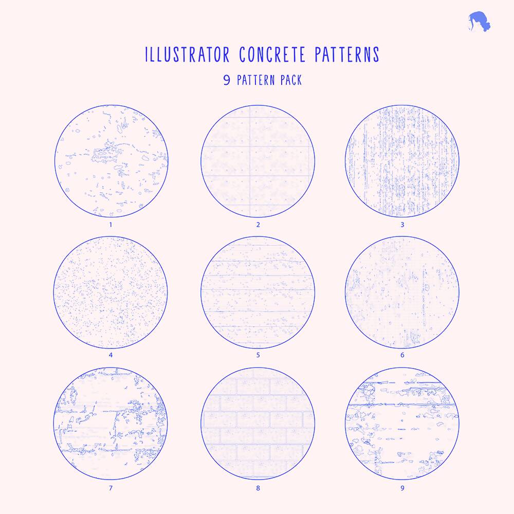 Concrete Patterns — pattern set for architectural drawings