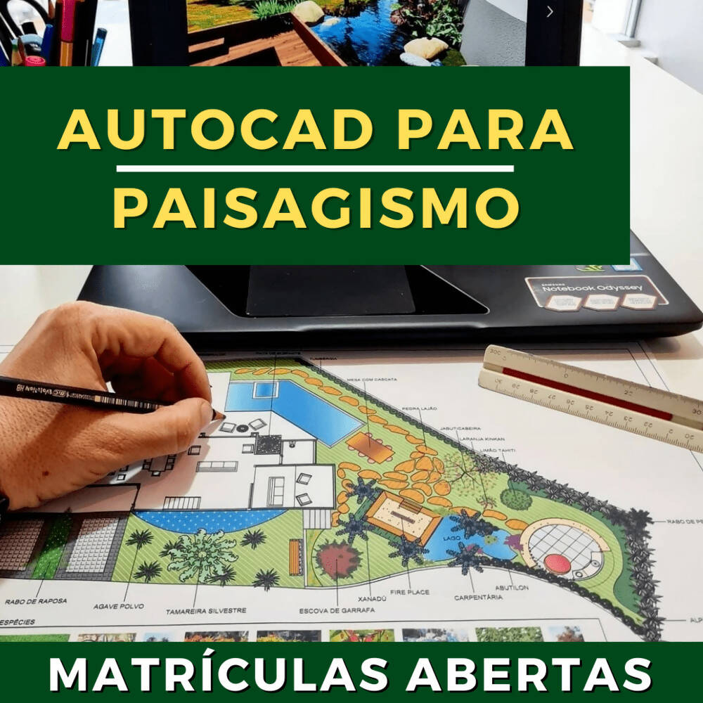Curso Cad Área Externa Do Zero a Prancha — video course for architects, preview 1 of 10