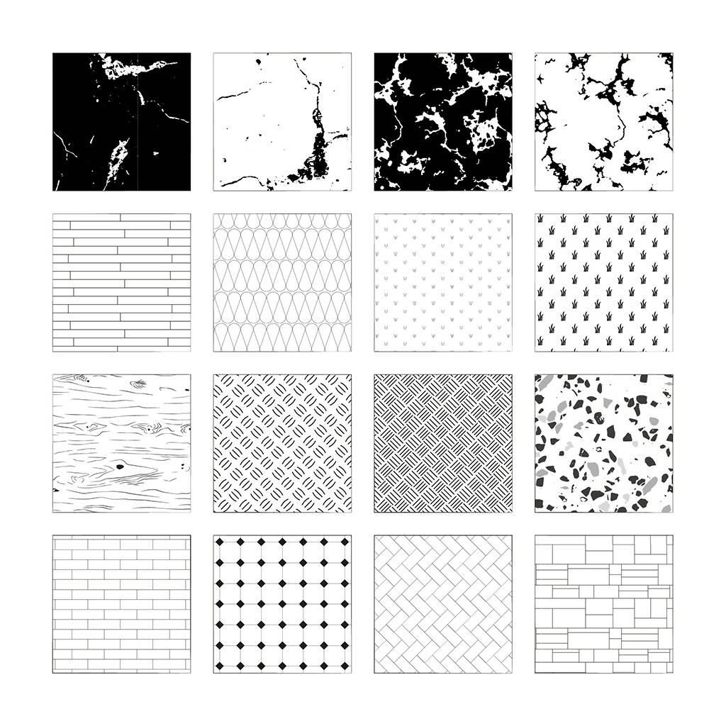 Swatch Architectural Materials Patterns | Learn Architecture Online