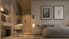 "Bedroom workspace" - Interior scene for 3d Studio Max + Corona Renderer