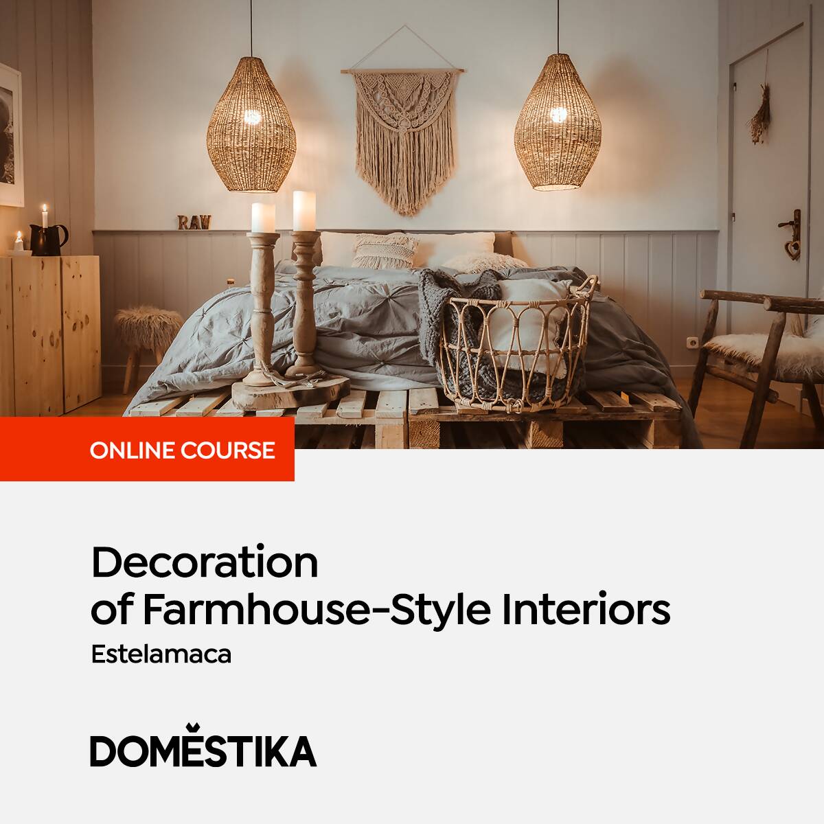 Decoration of Farmhouse-Style Interiors — video course for architects, preview 1 of 2