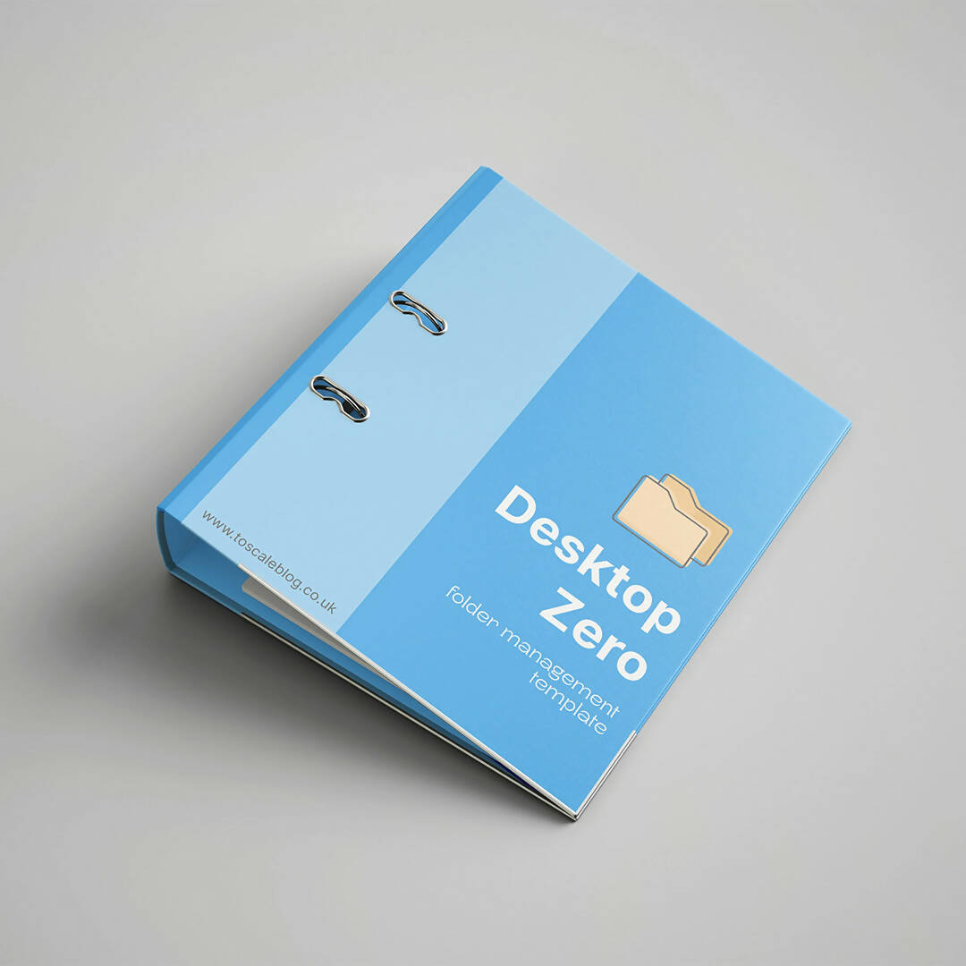 Desktop Zero: File Management Template — editable template for architects