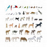 Detailed Pet Animals Mega Pack — cutout pack for architectural visualisation