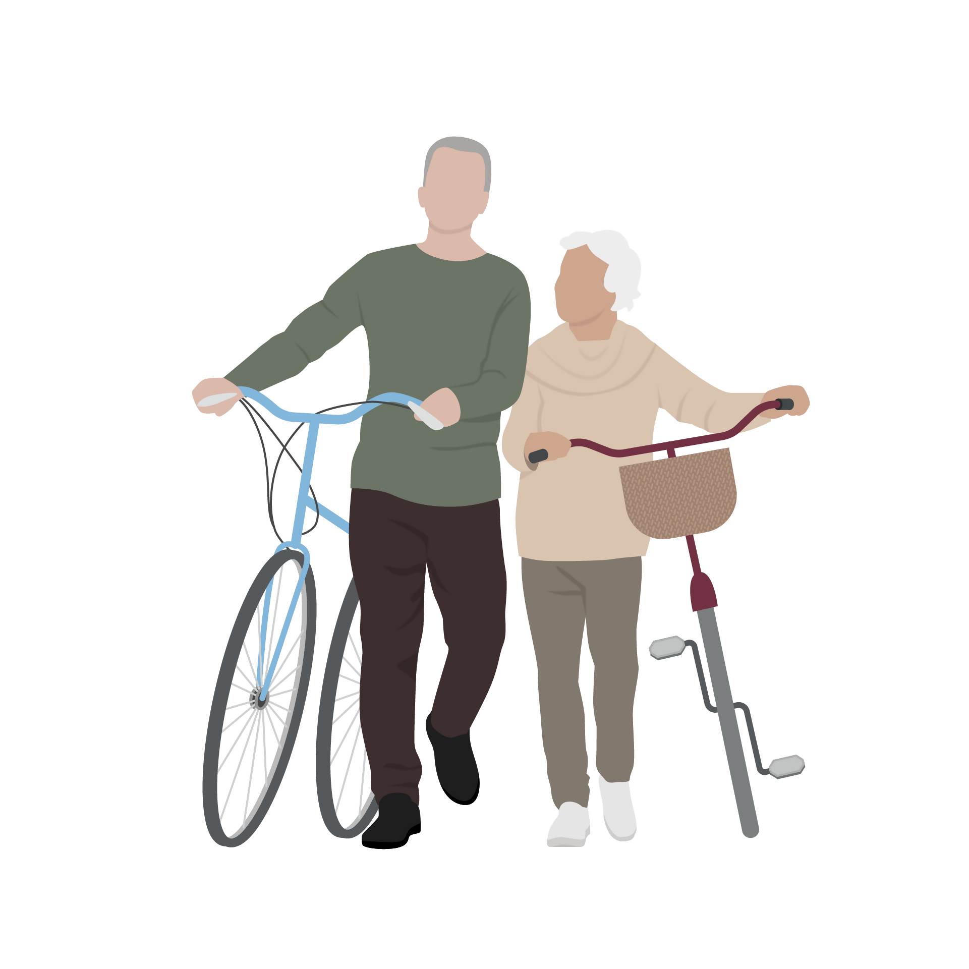 Elderly People Cutout Pack — cutout pack for architectural visualisation, preview 5 of 8