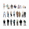 Elderly People Pack (23 Vectors & PNGs) — cutout pack for architectural visualisation, preview 1 of 5