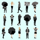 Flat Vector Not So Mysterious People