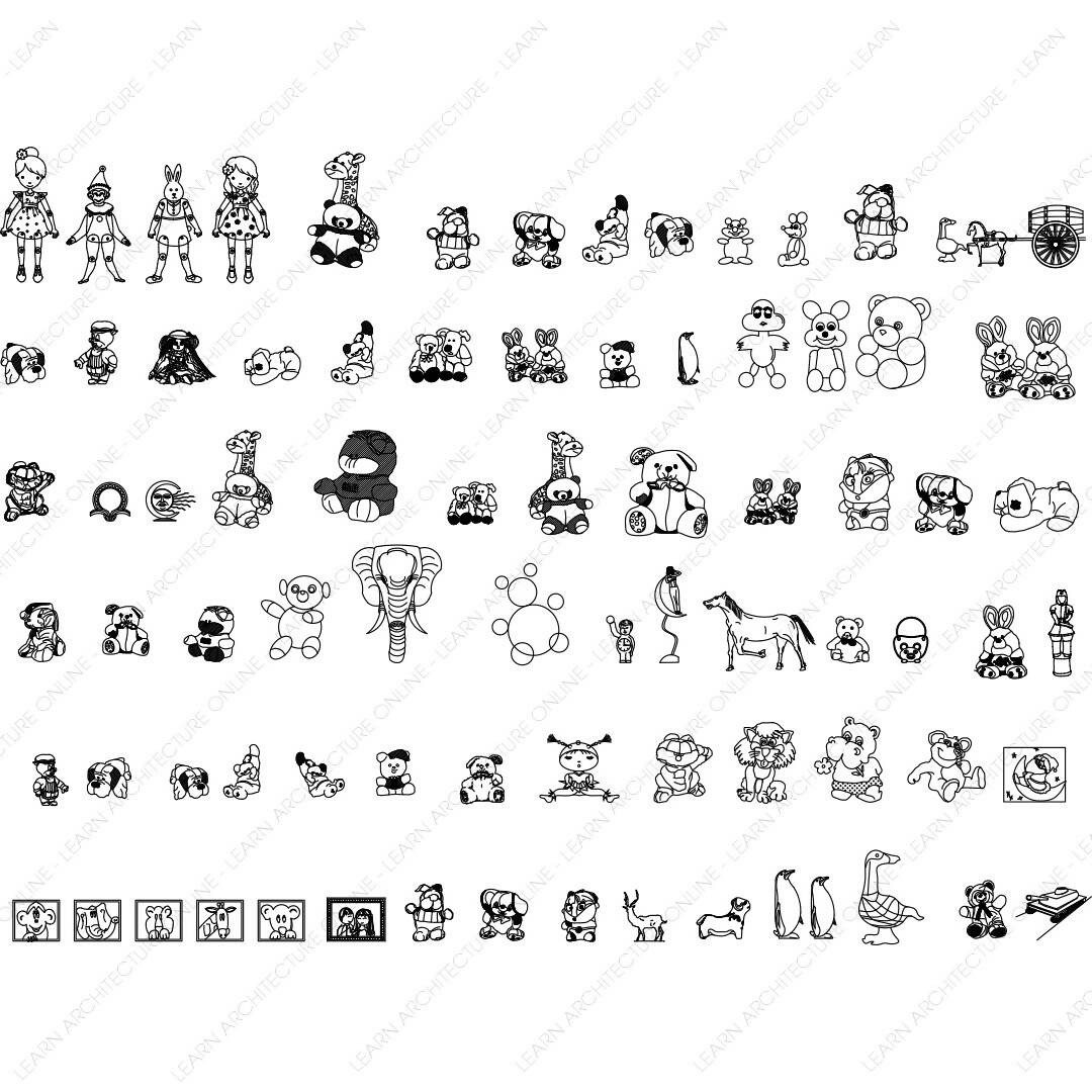 CAD Block Toys Learn Architecture Online Cad block toys learn architecture online