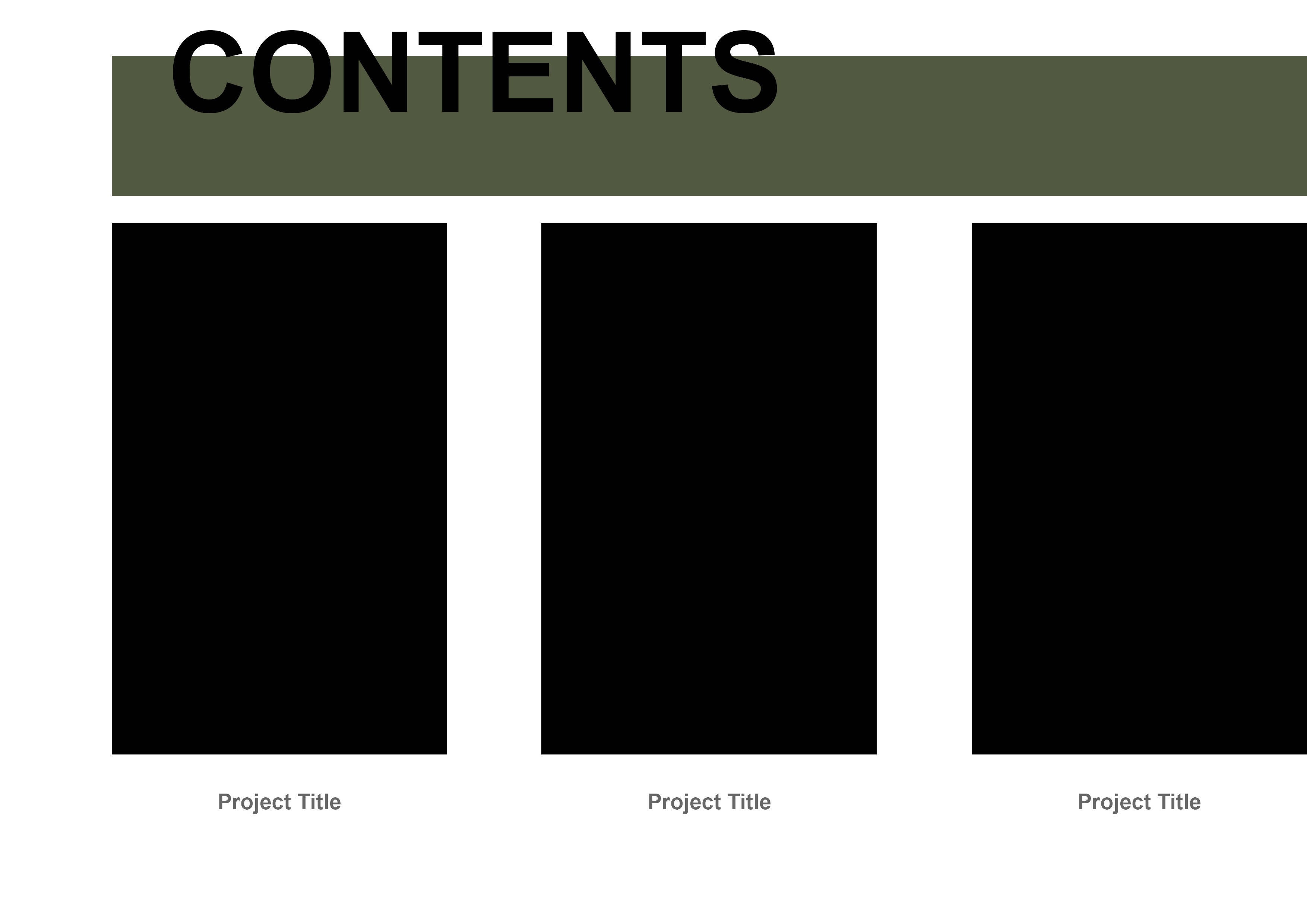 Free Professional Portfolio Templates for Architects — editable template for architects, preview 3 of 5