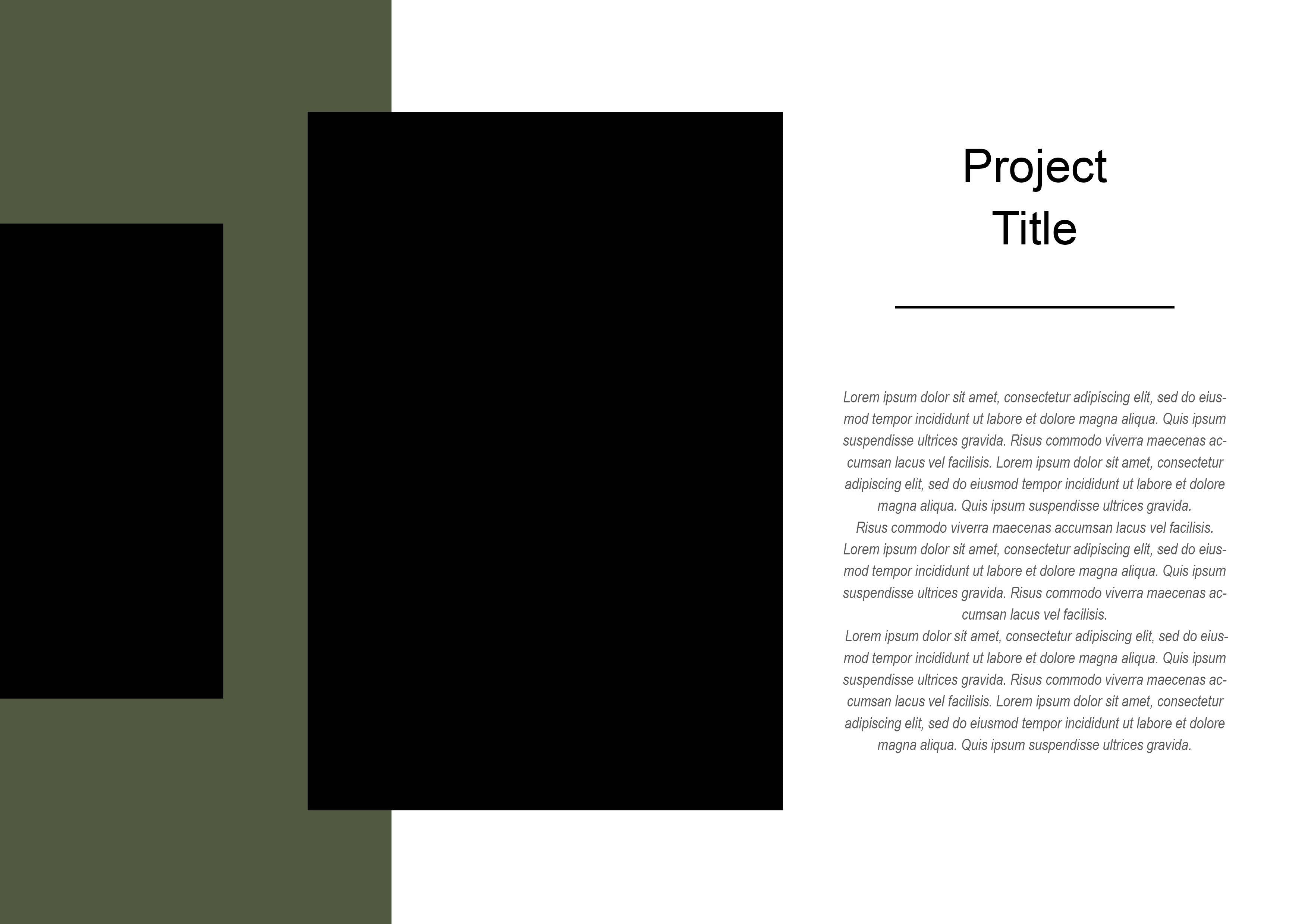 Free Professional Portfolio Templates for Architects — editable template for architects, preview 5 of 5