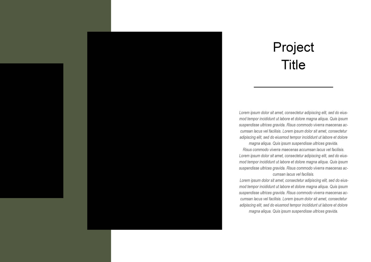 Free Professional Portfolio Templates for Architects — editable template for architects, preview 5 of 5