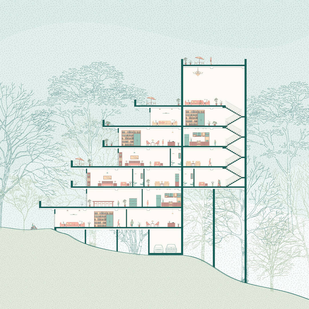 Furniture Section Pack — cutout pack for architectural visualisation, preview 3 of 5