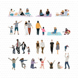 Park Vector People (31 Figures)