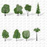 Tree Cutout Set