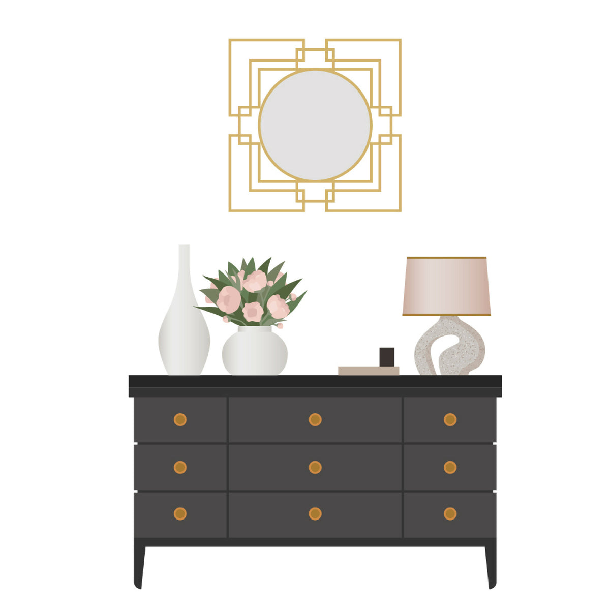 Hallway Furniture Cutouts Pack — cutout pack for architectural visualisation, preview 7 of 7