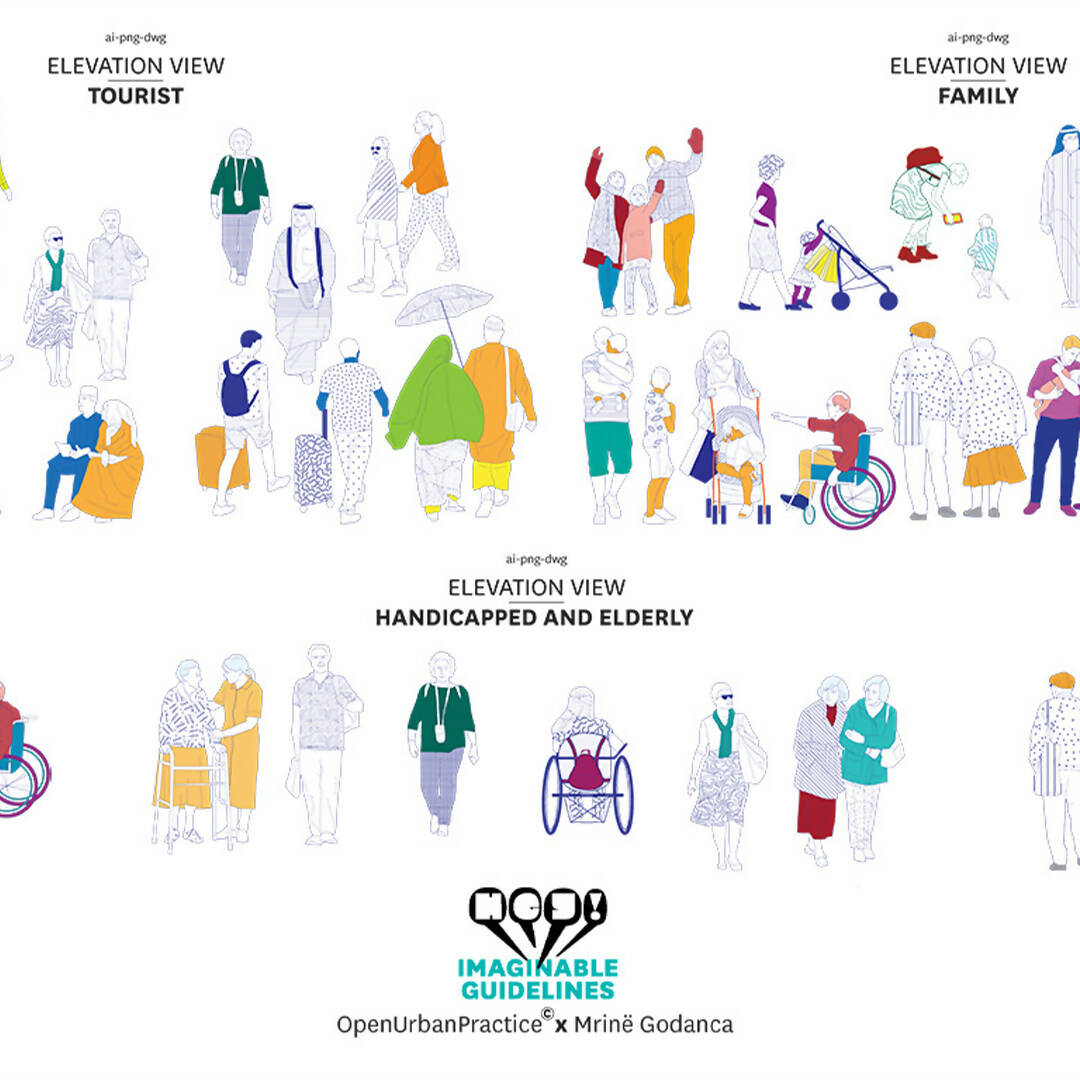 HEY! Characters: Pedestrian Collection — cutout pack for architectural visualisation, preview 2 of 3